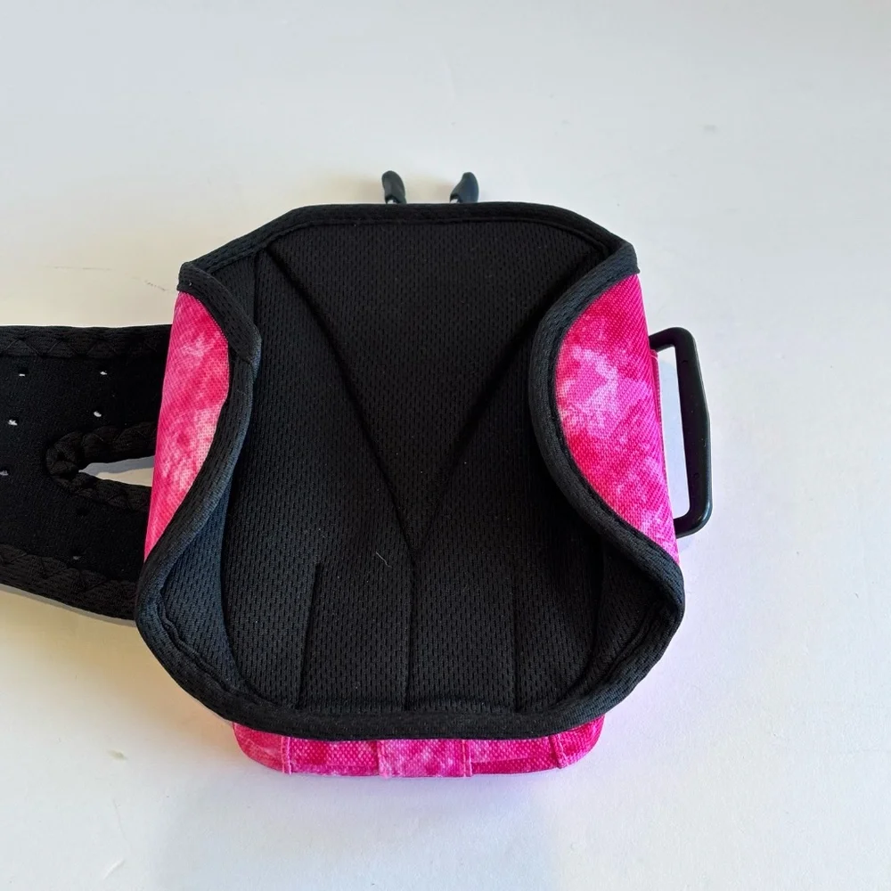 Armpocket X Cell Phone Armband Pink w/ Black Strap